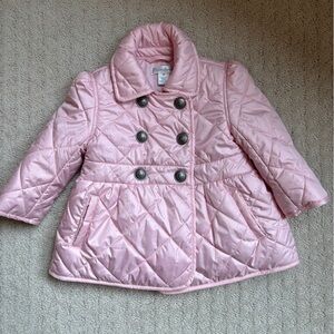 Ralph Lauren Light Pink Baby Quilted Jacket